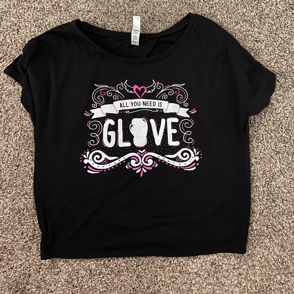 Ilovekickboxing open back tee